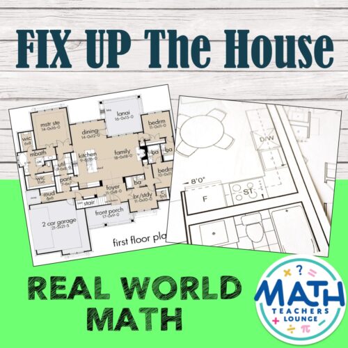 Fix Up the House - Real Life Math Project's featured image