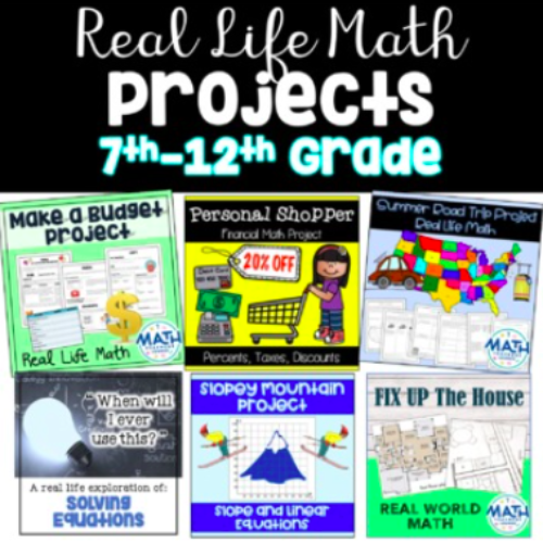 Real Life Math Project Bundle's featured image