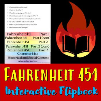 Fahrenheit 451 Interactive Flipbook Study Guide