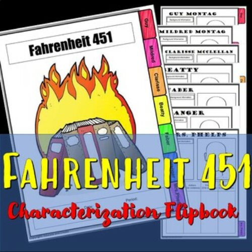 Fahrenheit 451 Characterization Flipbook's featured image