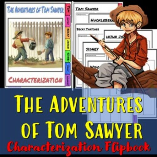 The Adventures of Tom Sawyer Characterization Flip book's featured image