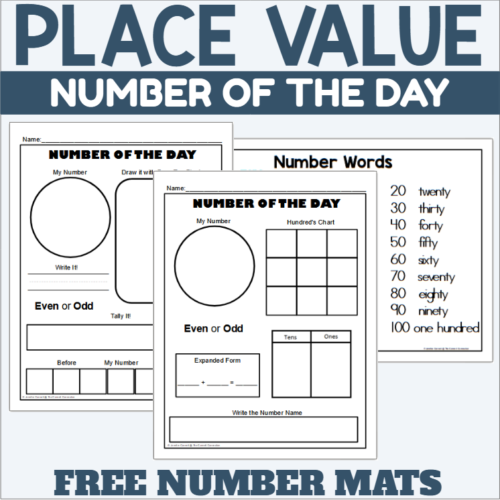 Number of the Day Freebie's featured image