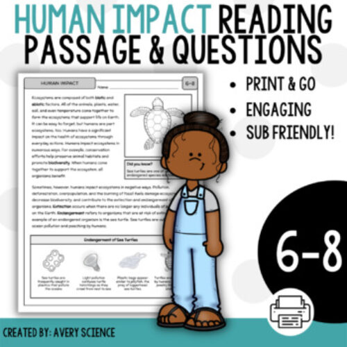 Human Impact on Ecosystems Reading Passage and Questions's featured image