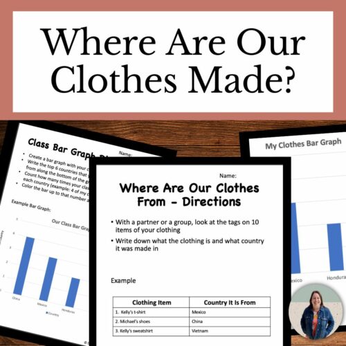 World Geography and Math Activities for Clothes Made Around the World's featured image