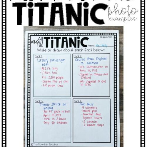 titanic essay starters