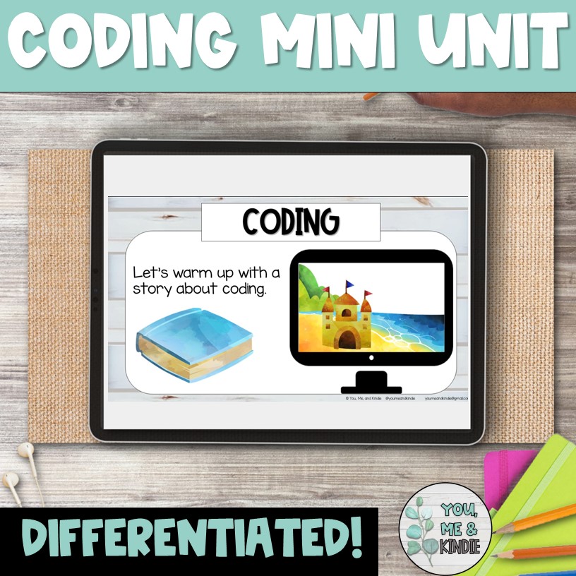 Unplugged Coding Mini Unit Kindergarten or Grade 1 (Google Slides)TM's featured image