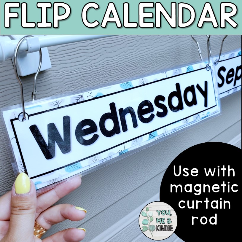 Flip Calendar Date Display | Co-Create or Print Ready