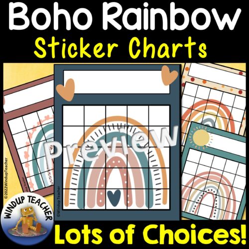 Boho Sticker Reward Charts's featured image