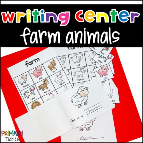 Farm Writing Center with Differentiated Activities