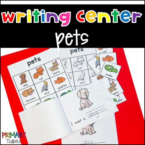 Pets Writing Center with Differentiated Activities's featured image