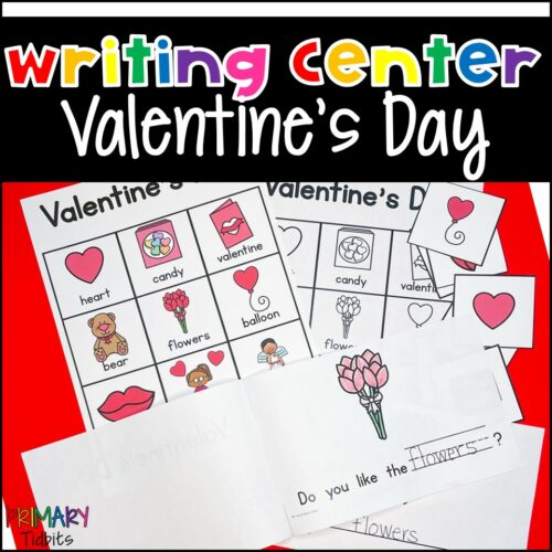 Valentine Writing Center with Differentiated Activities's featured image