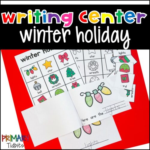 Winter Holidays Writing Center with Differentiated Activities's featured image
