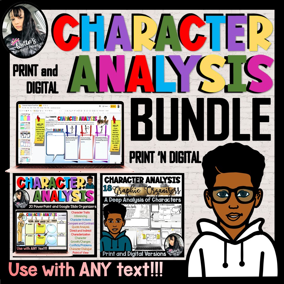 Character Analysis Graphic Organizers Bundle
