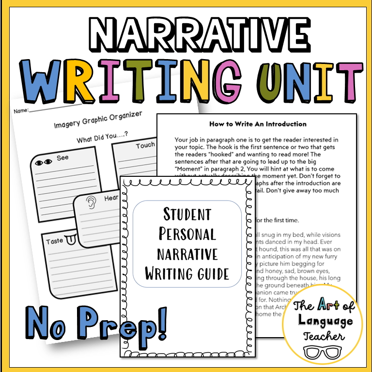 Narrative writing deals