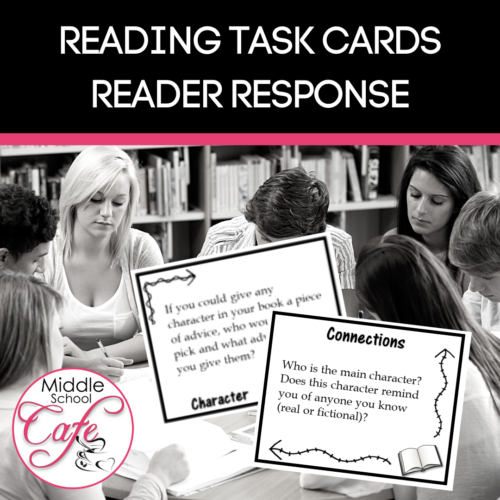Reading Task Cards Reader Response's featured image