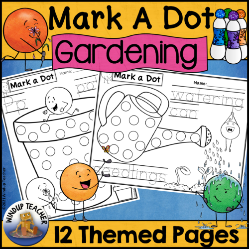 Gardening Bingo Dot Dauber Worksheets - Do-A-Dot Marker Printable Activity's featured image