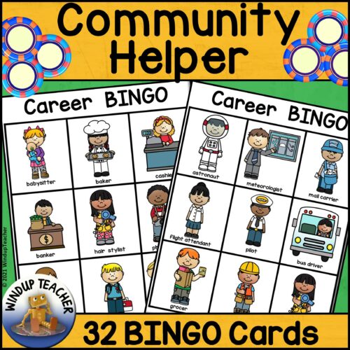 Community Helpers Career BINGO's featured image
