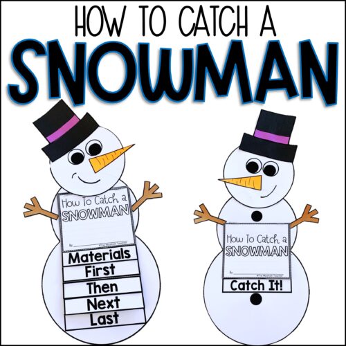 How To Catch a Snowman Writing Template and Craft's featured image