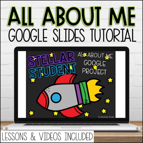 All About Me Teaching Google Slides Tutorial to Students Digital Writing Project's featured image