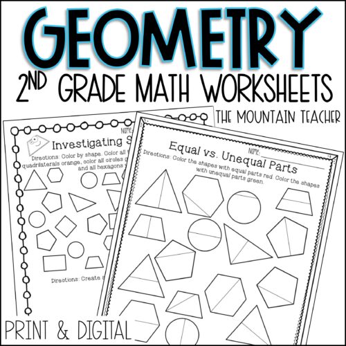 Geometry Worksheets and Assessments | Printable and Google Slides's featured image