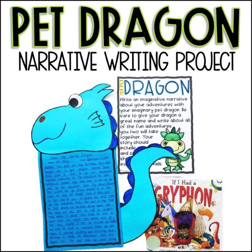My Pet Dragon Narrative Writing Prompt and Activity's featured image