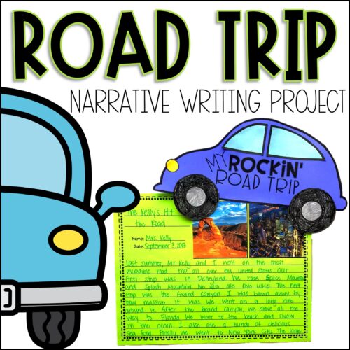 Road Trip Imaginative Narrative Writing Prompt and Activity's featured image