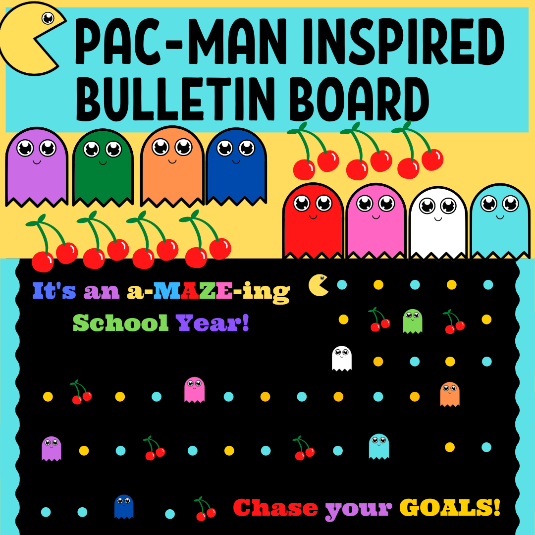 Pacman Inspired Bulletin