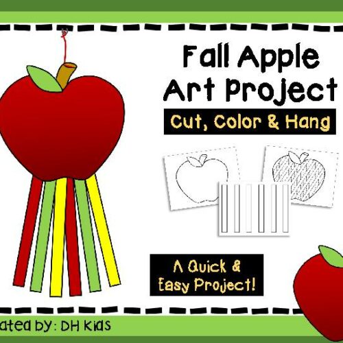 Apple Hanging Art Project - Fall Bulletin Board - Autumn Display, September's featured image