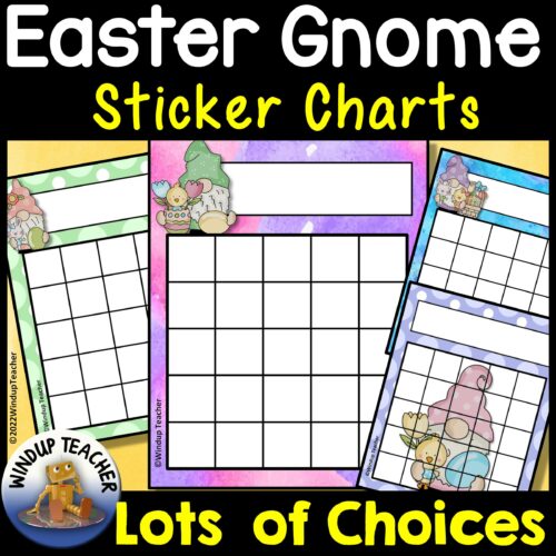 Easter Gnome Sticker Charts's featured image