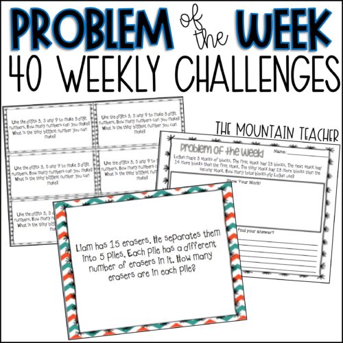 2nd Grade Challenge Math Word Problems of the Week's featured image