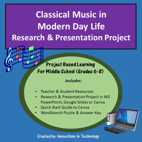 Classical Music in Modern Day Life - Puzzle & Presentation Project's featured image