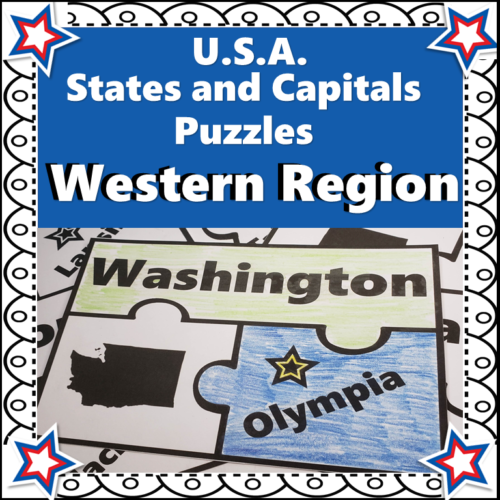 Western Region US State Puzzles's featured image