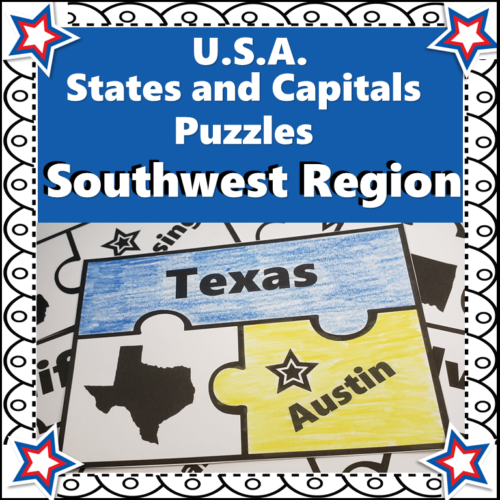 Southwest Region US States Puzzles's featured image