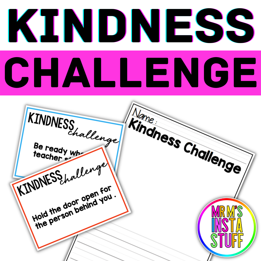 Kindness Activities | Kindness Challenge Bulletin Board | Back to School