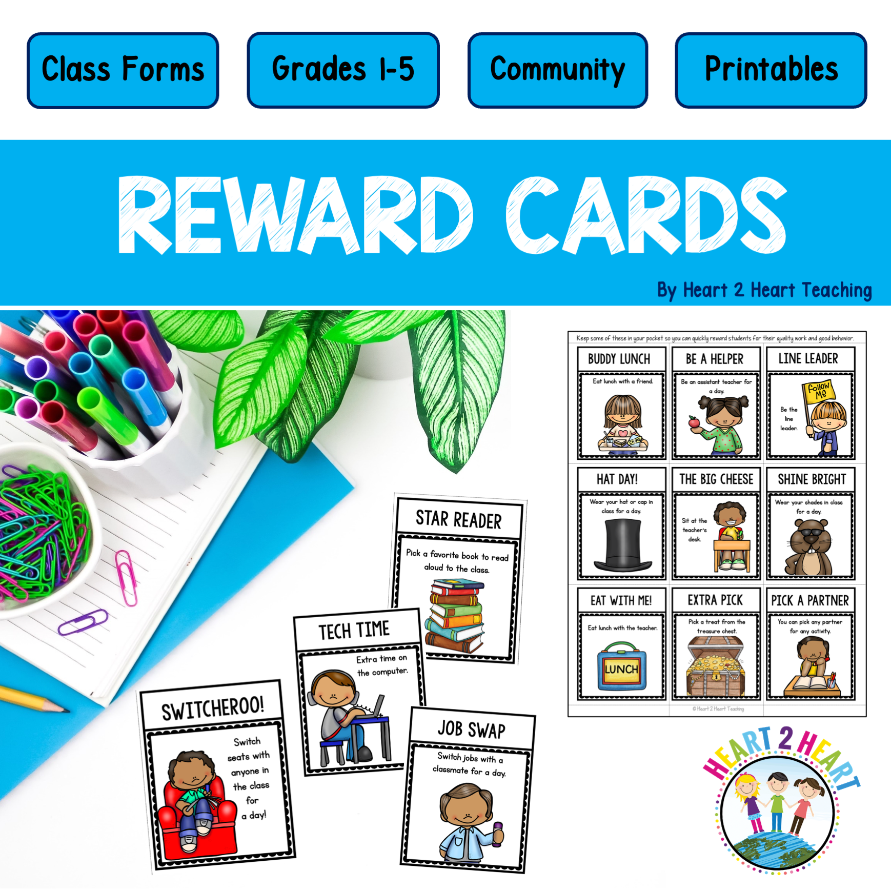 No Cost Student Reward Cards Behavioral Management Reward Coupons