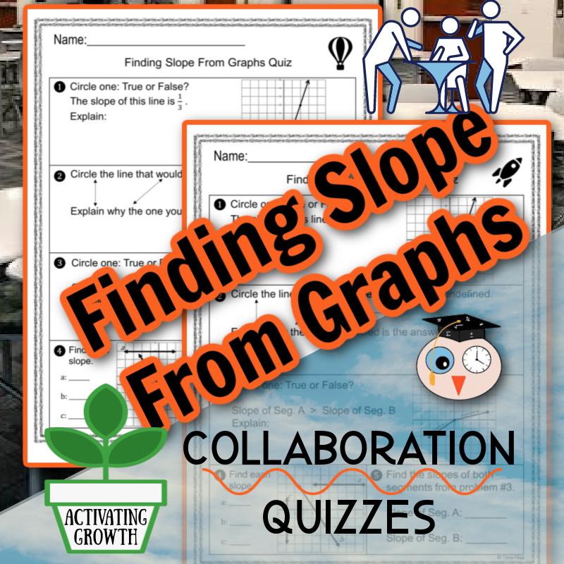 Finding Slope from Graphs | Small Group Math Quiz