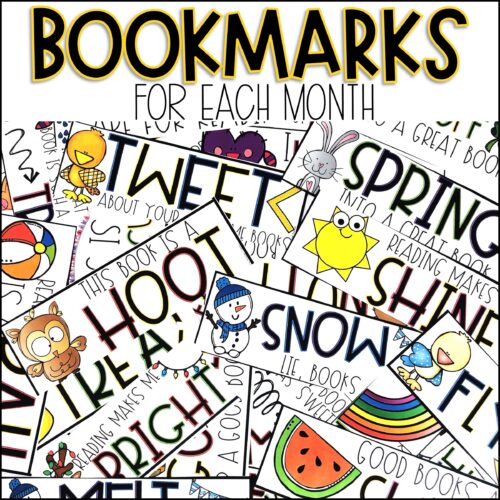 Monthly Reading Bookmarks's featured image