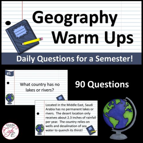 World Geography Warm Ups - Bell Ringers's featured image