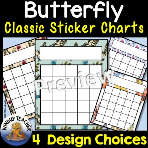 Butterfly Classic Sticker Charts's featured image
