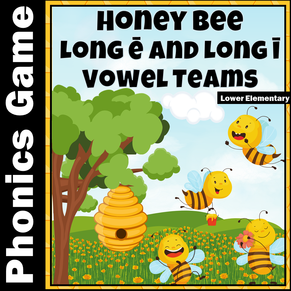 Long e | Long i | Vowel Teams | Vowel Diagraphs | Phonics Game