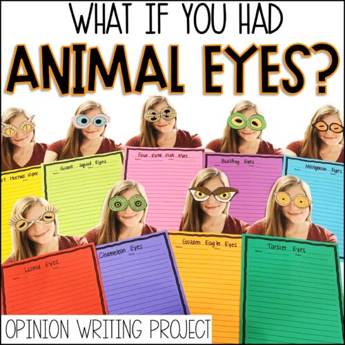 What If You Had Animal Eyes Writing Activity | Animal Adaptation Project's featured image