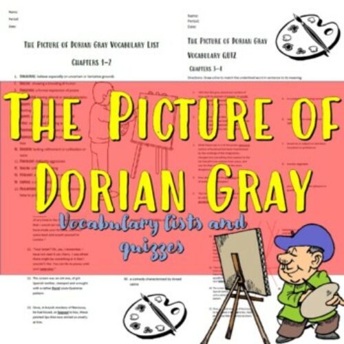 The Picture of Dorian Gray Vocabulary Quizzes's featured image