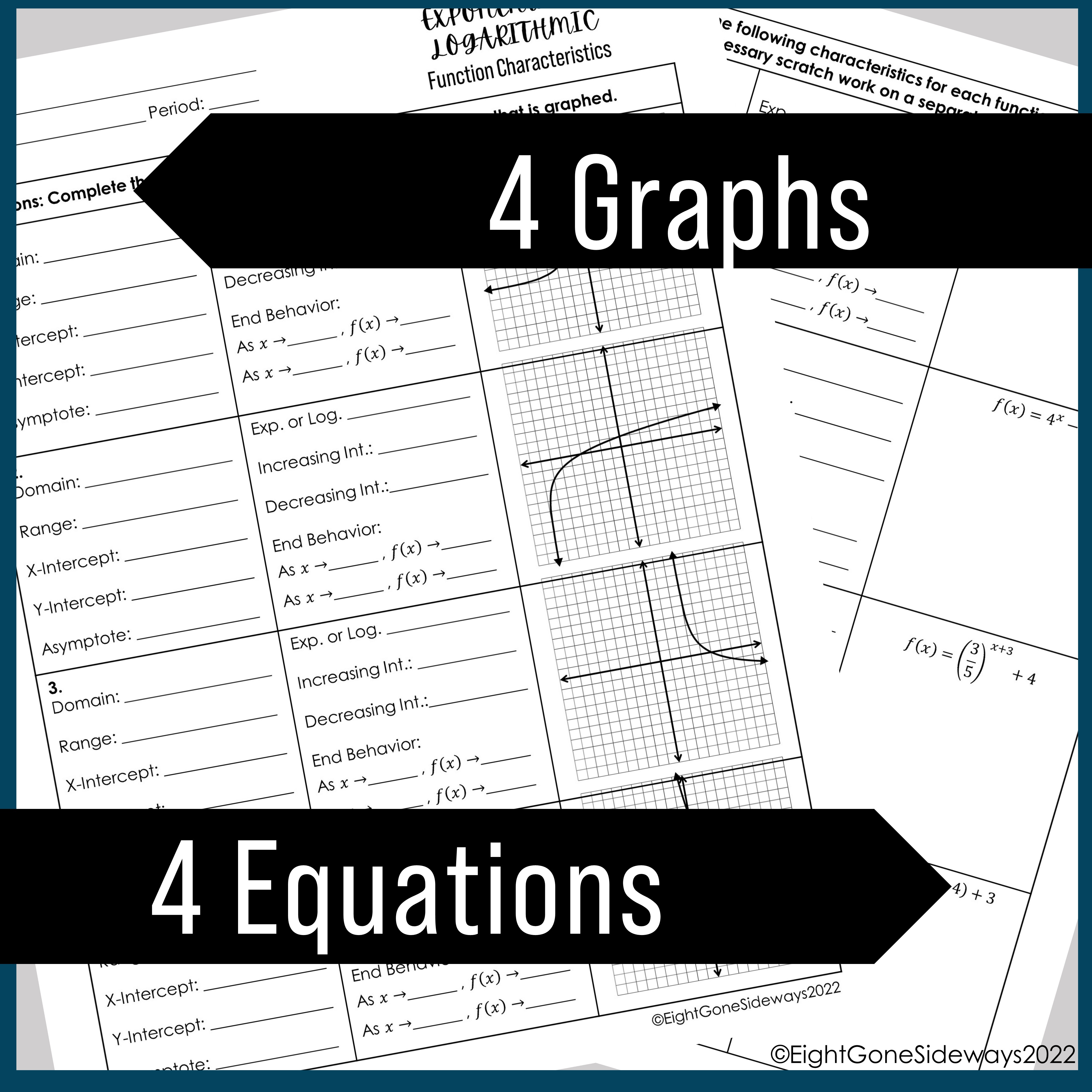 Exponential and Logarithmic Functions - Characteristics and Features ...