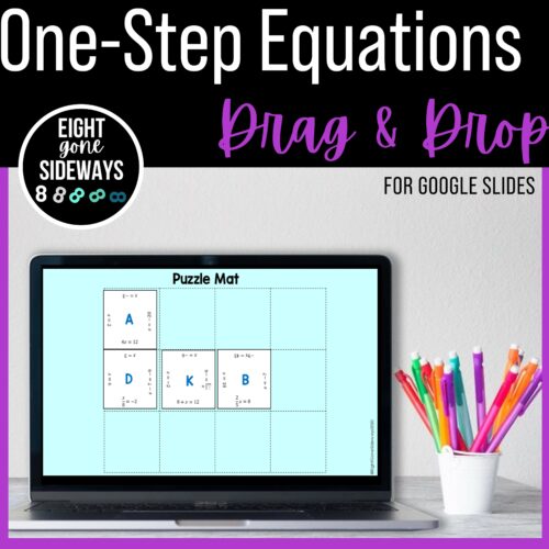 Solving One Step Equations - Digital Rectangular Puzzle.'s featured image