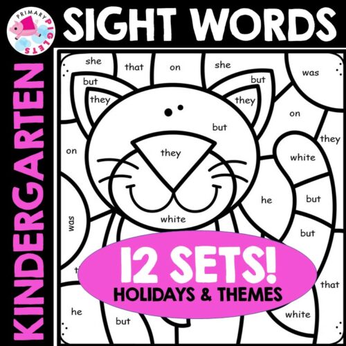 Color by Sight Words Color by Code Sight Words Primer Sight Words Kindergarten Sight Words Kindergarten Color by Code's featured image