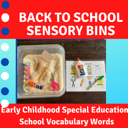 Back To School Sensory Bin Activities and Centers For Preschool's featured image