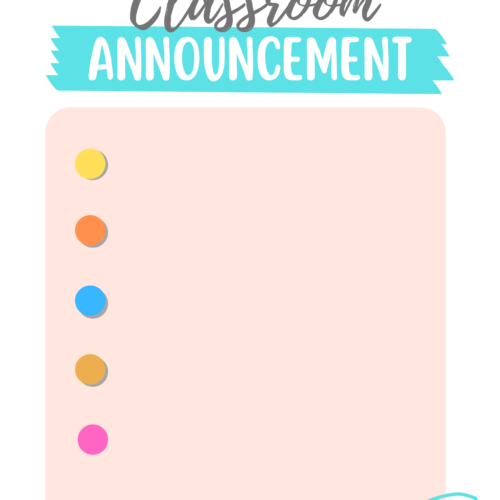 Class Announcement's featured image