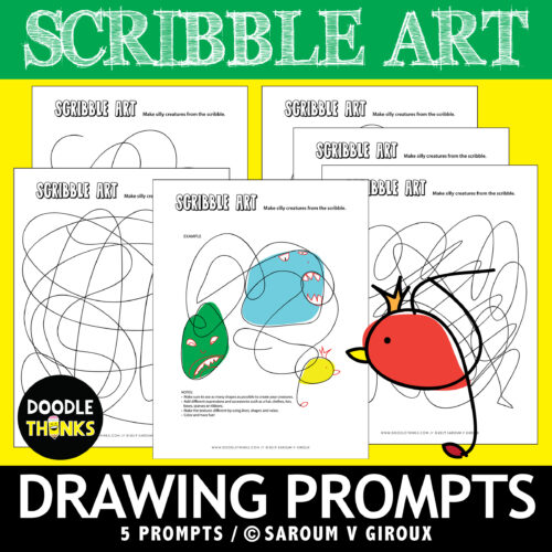 Scribble Art Drawing and Doodle Prompts's featured image