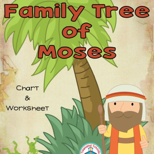 The Family Tree of Moses Chart and Worksheet