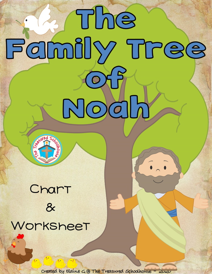 The Family Tree of Noah Chart and Worksheet